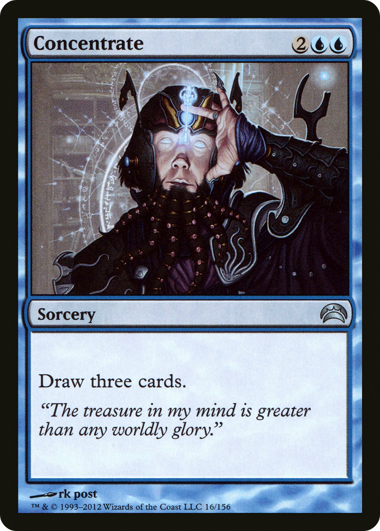 Concentrate (PC2-016) [Planechase 2012]