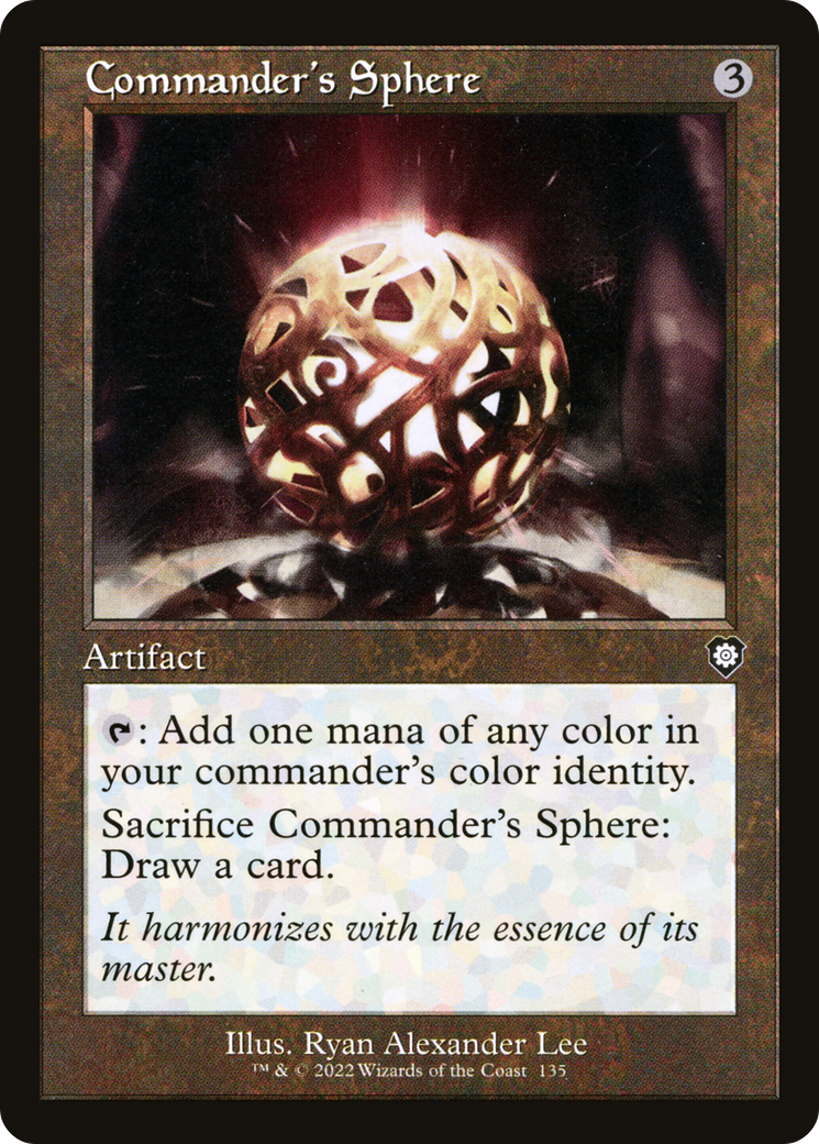 Commander's Sphere (Retro Frame) (BRC-135) [The Brothers' War Commander]