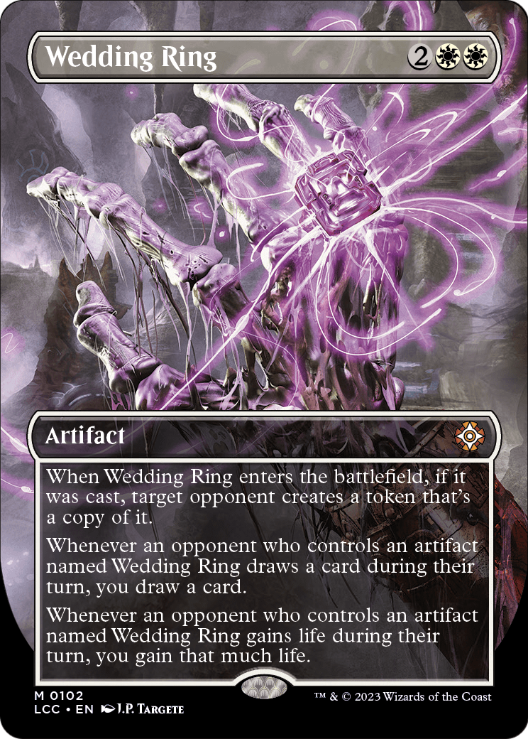 Wedding Ring (Borderless) (LCC-102) [The Lost Caverns of Ixalan Commander] Foil
