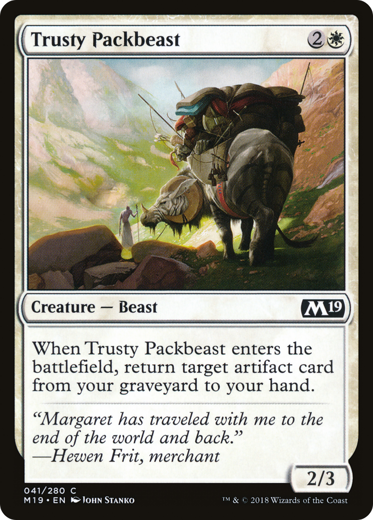 Trusty Packbeast (M19-041) [Core Set 2019]