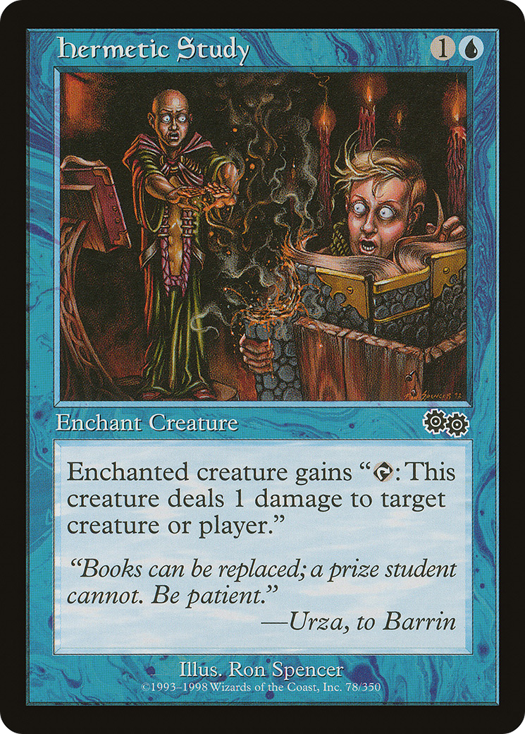 Hermetic Study (USG-078) [Urza's Saga]
