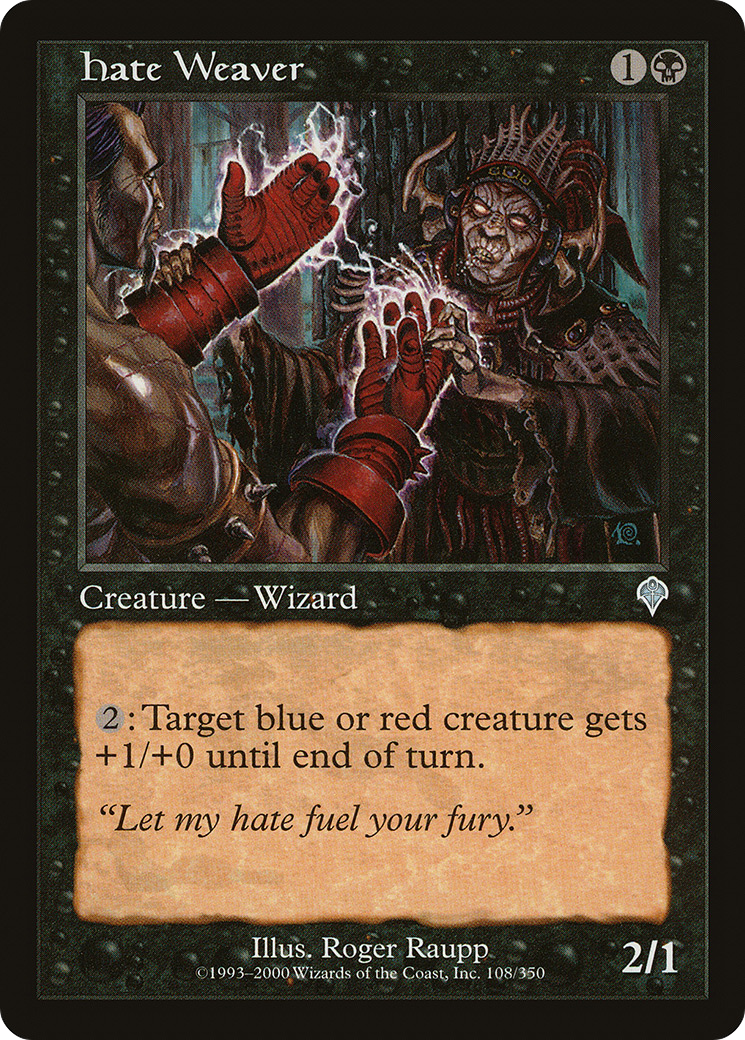 Hate Weaver (INV-108) [Invasion] Foil