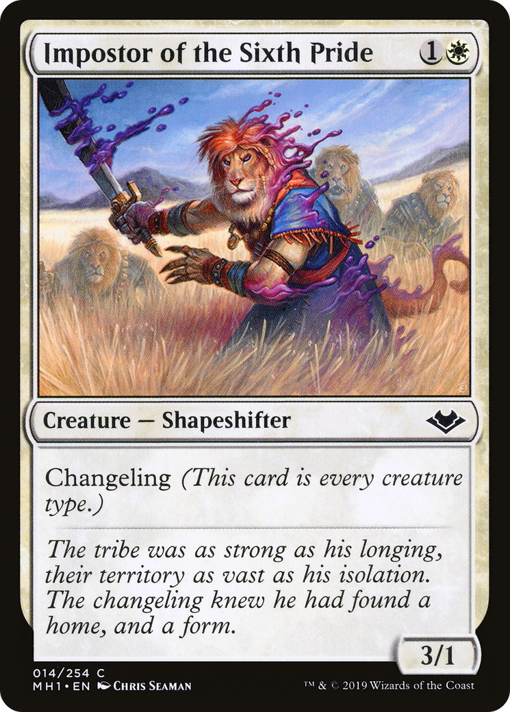 Impostor of the Sixth Pride (MH1-014) [Modern Horizons] Foil