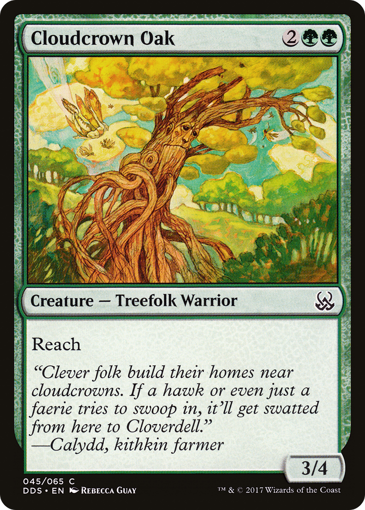 Cloudcrown Oak (DDS-045) [Duel Decks: Mind vs. Might]