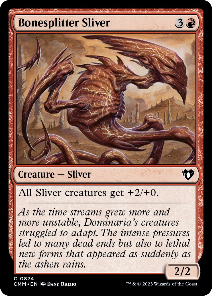 Bonesplitter Sliver (CMM-874) [Commander Masters]