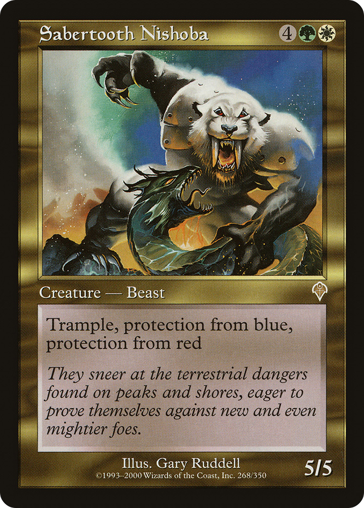 Sabertooth Nishoba (INV-268) [Invasion]