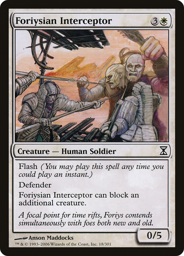Foriysian Interceptor (TSP-018) [Time Spiral] Foil
