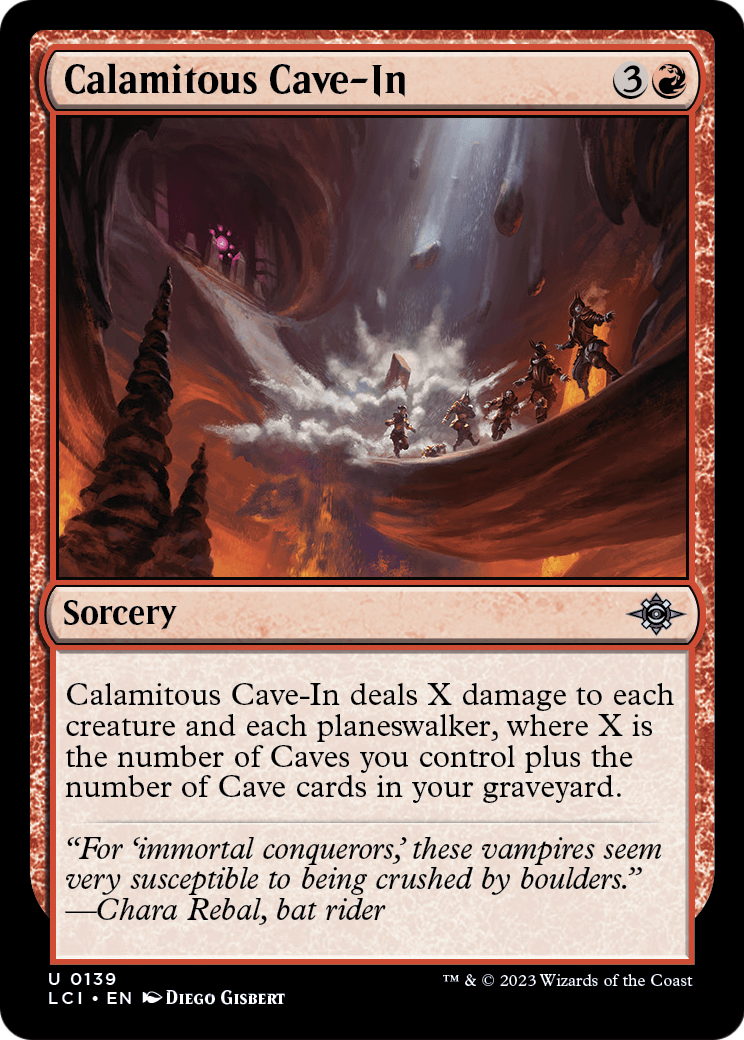 Calamitous Cave-In (LCI-139) [The Lost Caverns of Ixalan]