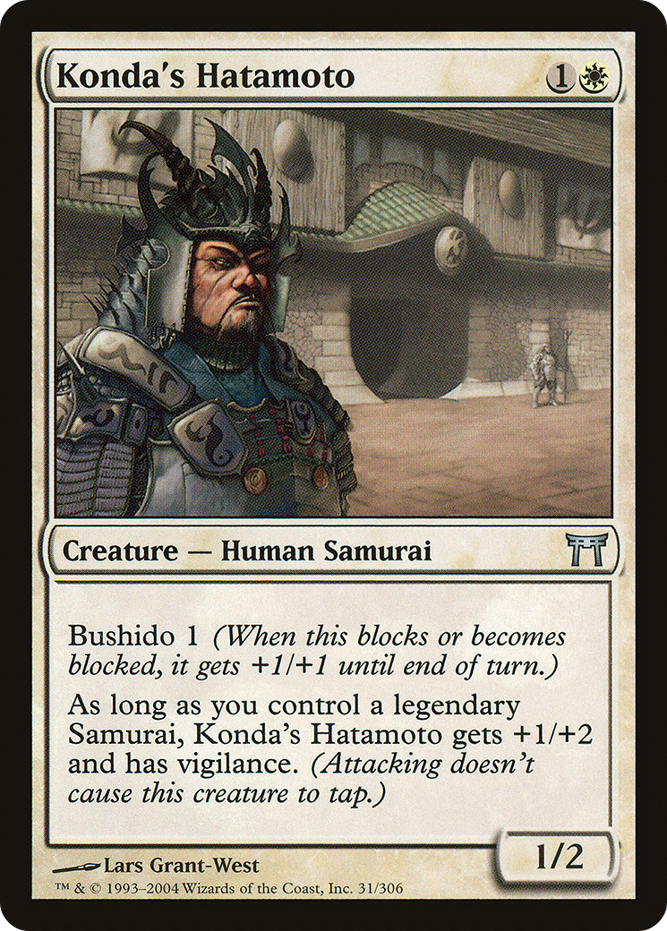 Konda's Hatamoto (CHK-031) [Champions of Kamigawa]