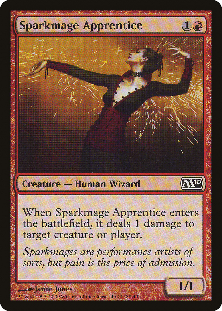 Sparkmage Apprentice (M10-158) [Magic 2010]