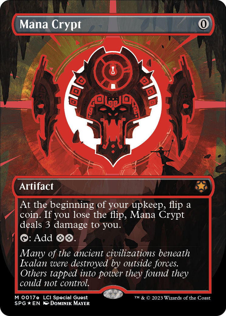 Mana Crypt (SPG-17E) (Borderless) [Special Guests] Foil