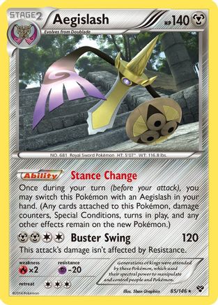 Aegislash (85/146) [XY Base Set] - Rare
