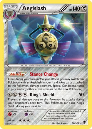 Aegislash (86/146) [XY Base Set] Reverse Holofoil - Holo Rare