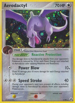 Aerodactyl (1/92) [Legend Maker] Holofoil - Holo Rare