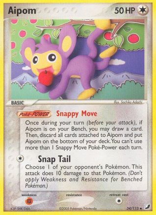 Aipom (34/115) [Unseen Forces] - Uncommon