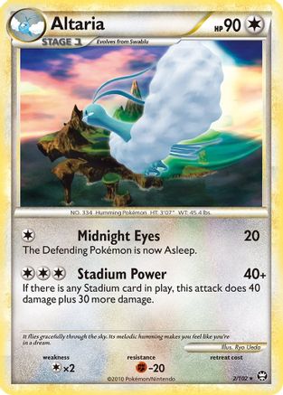Altaria (2/102) [Triumphant] Reverse Holofoil - Holo Rare