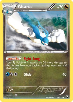 Altaria (84/124) [Dragons Exalted] Reverse Holofoil - Holo Rare