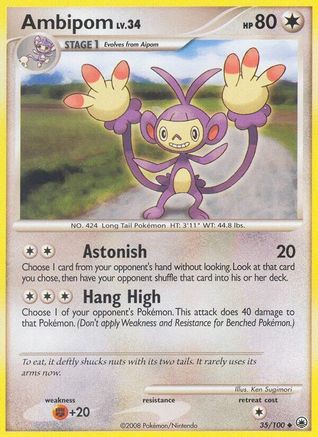 Ambipom (035/100) [Majestic Dawn] Reverse Holofoil - Uncommon