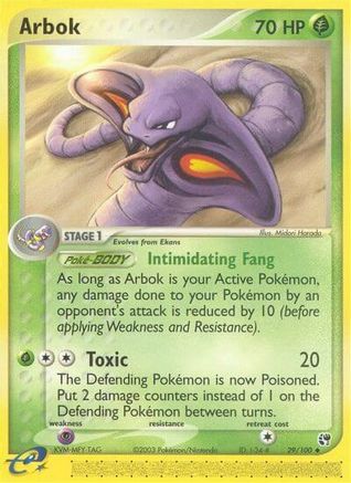 Arbok (29/100) [Sandstorm] Reverse Holofoil - Uncommon