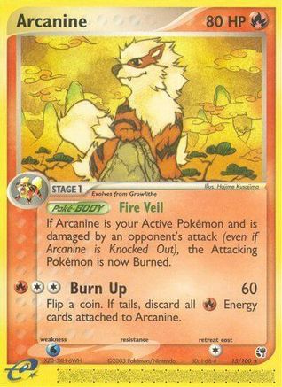 Arcanine (015/100) [Sandstorm] - Rare