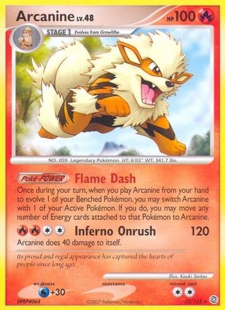 Arcanine (022/132) [Secret Wonders] Reverse Holofoil - Rare