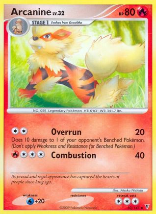 Arcanine (50/147) [Supreme Victors] Reverse Holofoil - Uncommon