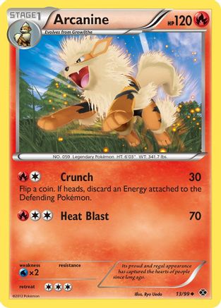 Arcanine (013/99) [Next Destinies] Reverse Holofoil - Uncommon