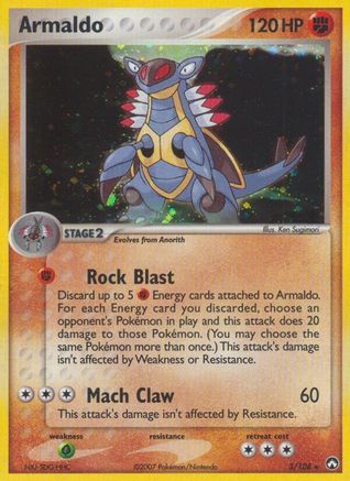 Armaldo (3/108) [Power Keepers] Holofoil - Holo Rare