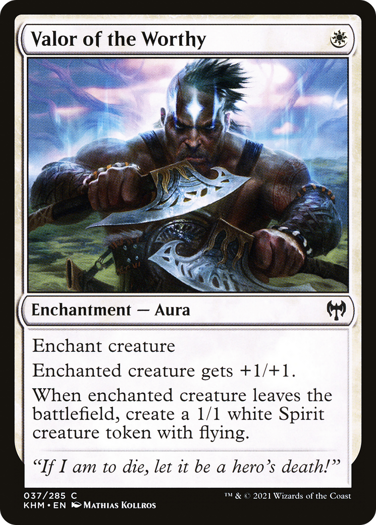 Valor of the Worthy (KHM-037) [Kaldheim]