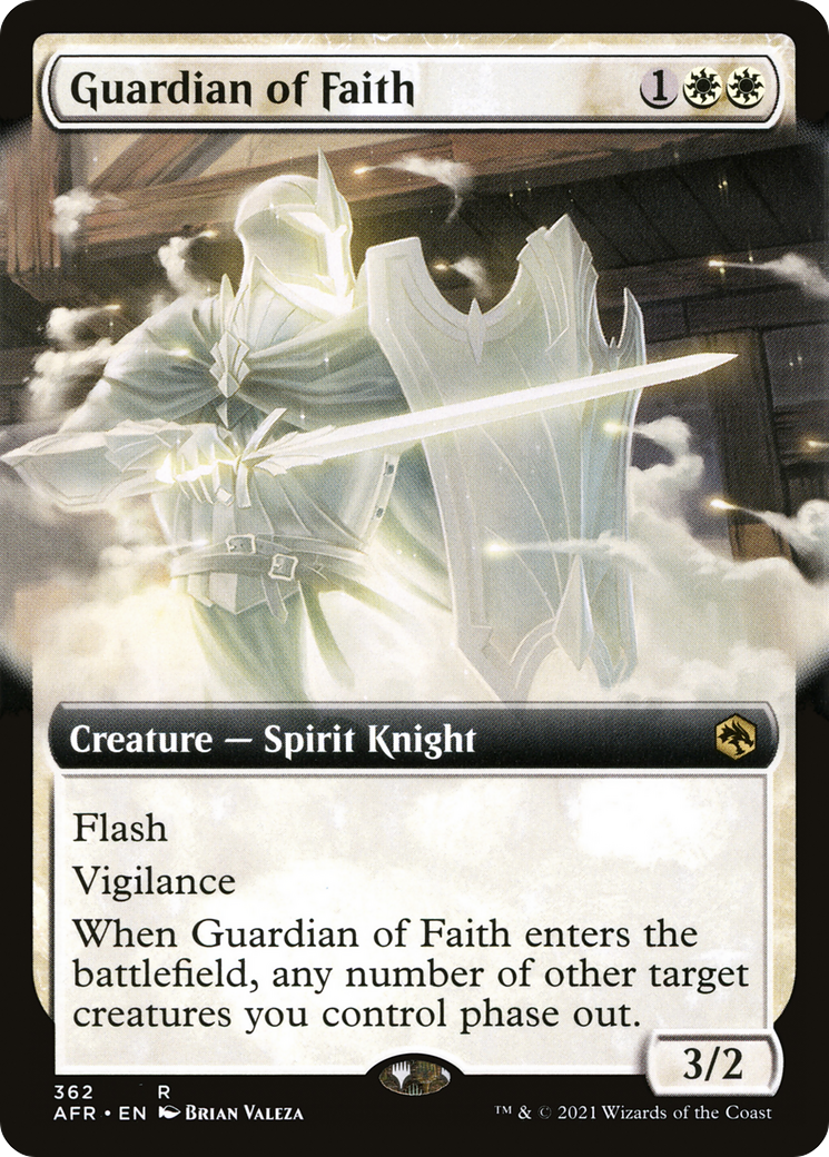 Guardian of Faith (Extended Art) (AFR-362) [Adventures in the Forgotten Realms] Foil