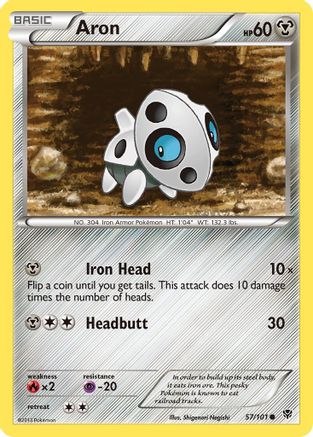 Aron (057/101) [Plasma Blast] - Common