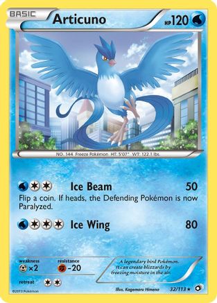 Articuno (032/113) [Legendary Treasures] Reverse Holofoil - Holo Rare