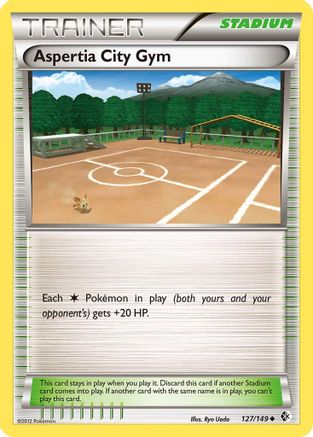 Aspertia City Gym (127/149) [Boundaries Crossed] Reverse Holofoil - Uncommon
