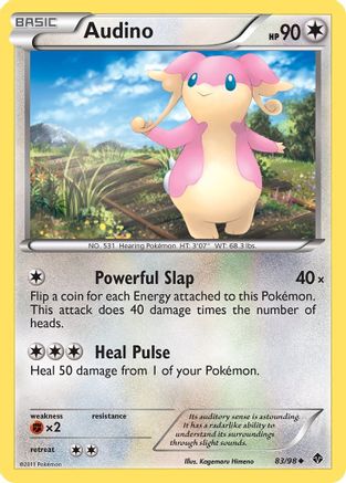 Audino (83/98) [Emerging Powers] Reverse Holofoil - Uncommon