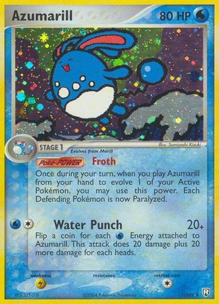 Azumarill (001/109) [Team Rocket Returns] - Holo Rare