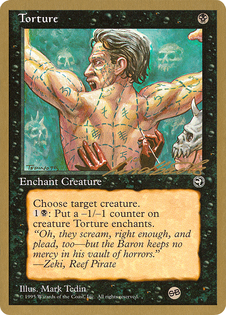 Torture - 1996 Leon Lindback (HML) (SB) [Pro Tour Collector Set]