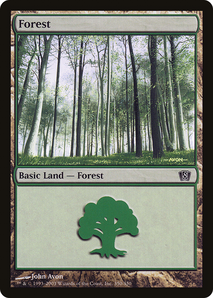 Forest (8ED-350) [8th Edition] Foil
