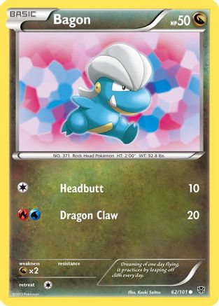 Bagon (062/101) [Plasma Blast] Reverse Holofoil - Common