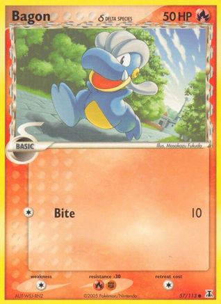 Bagon (Delta Species) (057/113) [Delta Species] Reverse Holofoil - Common