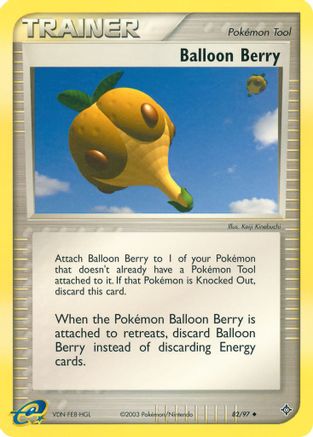 Balloon Berry (82/97) [Dragon] Reverse Holofoil - Uncommon