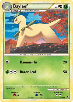 Bayleef (040/95) [Call of Legends] Reverse Holofoil - Uncommon