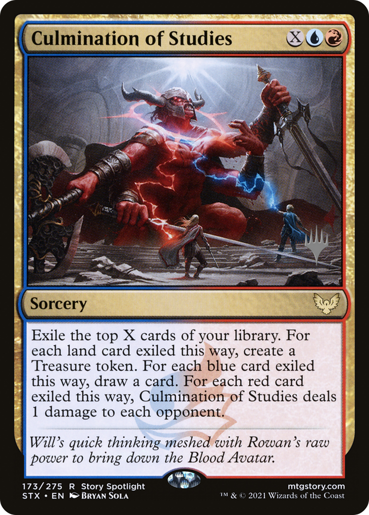 Culmination of Studies (PPSTX-173P) [Promo Pack: Strixhaven: School of Mages Promos] Foil