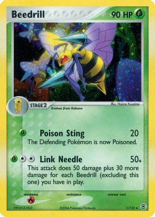 Beedrill (001/112) [FireRed & LeafGreen] - Holo Rare