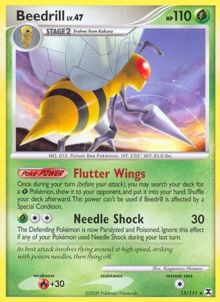 Beedrill (15/111) [Rising Rivals] - Rare