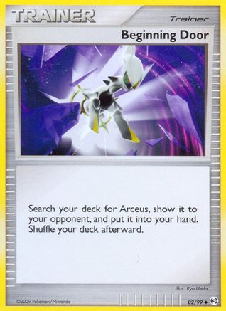 Beginning Door (082/99) [Arceus] Reverse Holofoil - Uncommon