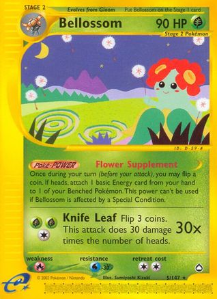 Bellossom (5/147) [Aquapolis] - Rare