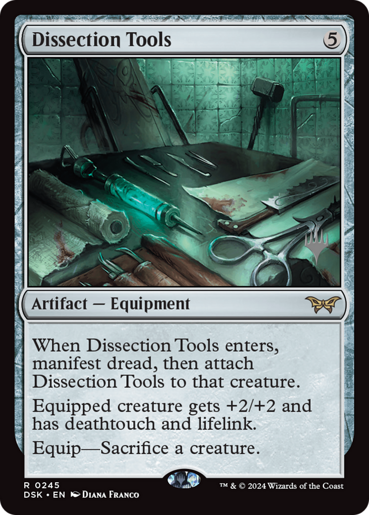 Dissection Tools (PPDSK-245) [Promo Pack: Duskmourn: House of Horror Promos] Foil