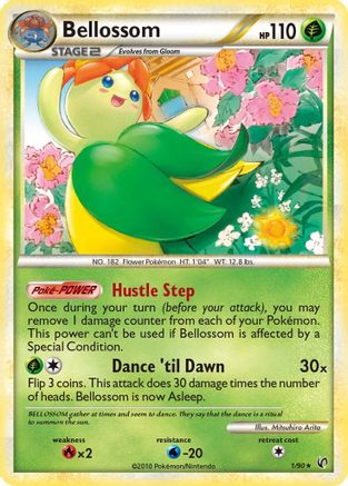 Bellossom (1/90) [Undaunted] Holofoil - Holo Rare