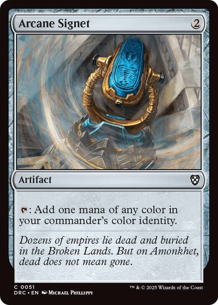 Arcane Signet (DRC-051) [Commander: Aetherdrift]