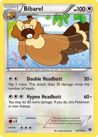 Bibarel (107/146) [XY Base Set] - Rare